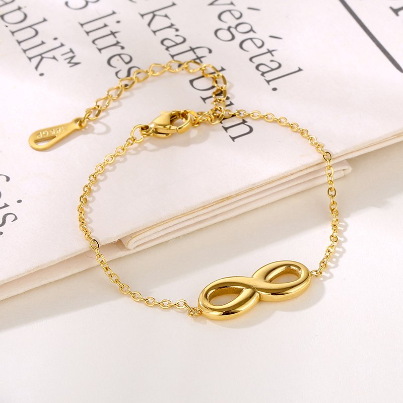 Infinity Chained Bracelet - Image 2